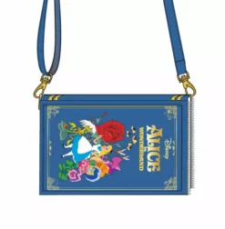 LOUNGEFLY PRE ORDER LOUNGEFLY DISNEY Alice In Wonderland Book Convertible Crossbody Bag