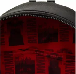 LOUNGEFLY DC The Batman Cosplay Mini Backpack