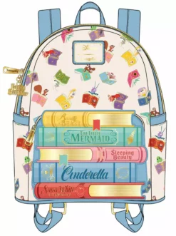 LOUNGEFLY DISNEY Princess Books Classics Mini Backpack LOUNGEFLY PRE ORDER