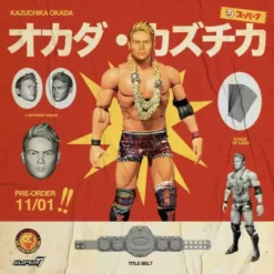 SUPER 7 SUPER7 ULTIMATES NEW JAPAN PRO WRESTLING KAZUCHIKA OKADA ACTION FIGURE IN STOCK! 5 SUPER 7 SUPER7 ULTIMATES NEW JAPAN PRO WRESTLING KAZUCHIKA OKADA ACTION FIGURE IN STOCK!