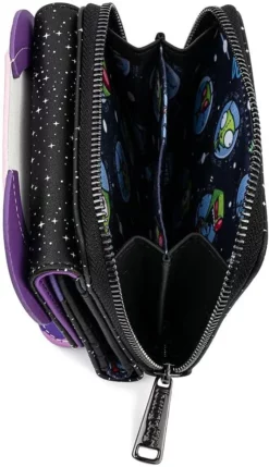 LOUNGEFLY NICKELODEON INVADER ZIM DOOM TRI-FOLD WALLET 9 LOUNGEFLY NICKELODEON INVADER ZIM DOOM TRI-FOLD WALLET