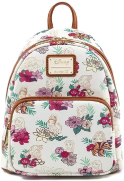 LOUNGEFLY DISNEY PRINCESS FLORAL MINI BACKPACK