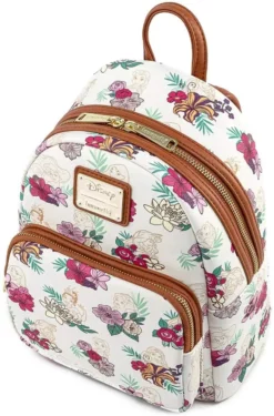 LOUNGEFLY DISNEY PRINCESS FLORAL MINI BACKPACK