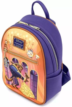 LOUNGEFLY DISNEY BEAUTY AND THE BEAST BALLROOM SCENE MINI BACKPACK