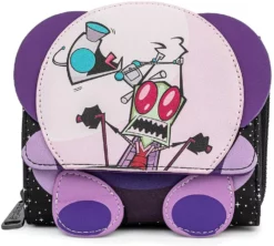 LOUNGEFLY NICKELODEON INVADER ZIM DOOM TRI-FOLD WALLET