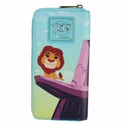 LOUNGEFLY POP DISNEY LION KING PRIDE ROCK ZIP AROUND WALLET