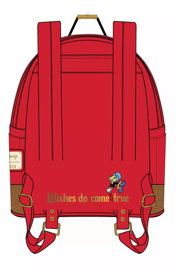 LOUNGEFLY DISNEY Pinocchio Mini Backpack LOUNGEFLY PRE ORDER 2 LOUNGEFLY DISNEY Pinocchio Mini Backpack LOUNGEFLY PRE ORDER