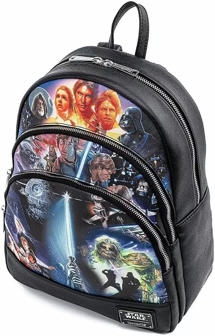 LOUNGEFLY STAR WARS ORIGINAL TRILOGY BACKPACK 2 LOUNGEFLY STAR WARS ORIGINAL TRILOGY BACKPACK