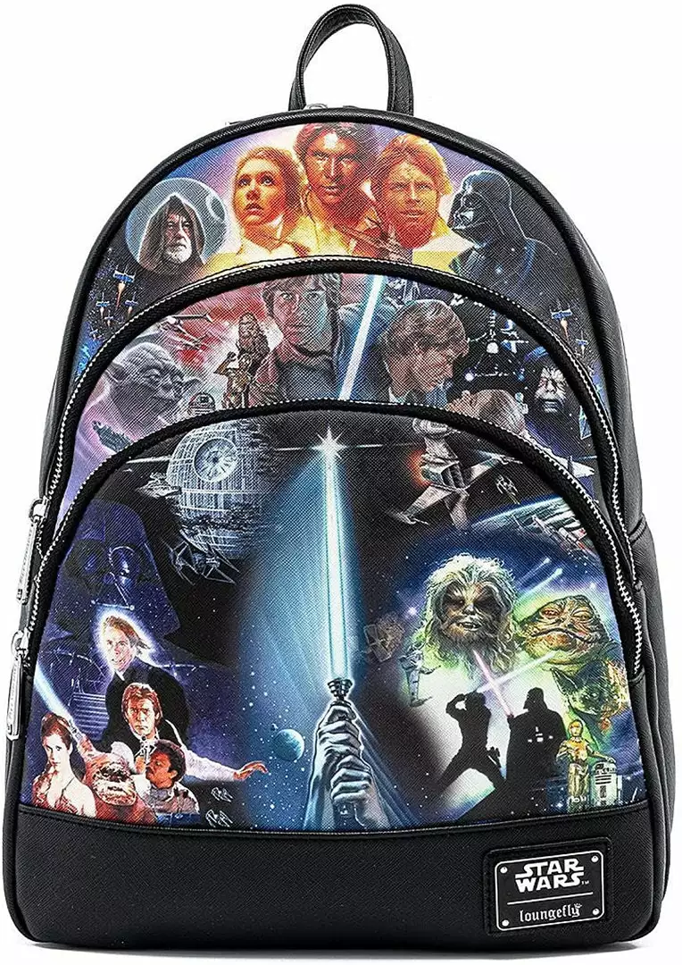 LOUNGEFLY STAR WARS ORIGINAL TRILOGY BACKPACK 1 LOUNGEFLY STAR WARS ORIGINAL TRILOGY BACKPACK