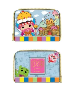 LOUNGEFLY HASBRO CANDYLAND TAKE ME TO THE CANDY ZIP AROUND WALLET