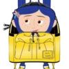 LOUNGEFLY LAIKA CORALINE RAINCOAT COSPLAY MINI BACKPACK