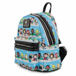 LOUNGEFLY DC COMICS SUPERHEROES CHIBI MINI BACKPACK