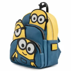 LOUNGEFLY MINIONS TRIPLE MINION BELLO MINI BACKPACK