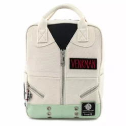 LOUNGEFLY GHOSTBUSTERS VENKMAN COSPLAY SQUARE CANVAS MINI BACKPACK