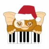 LOUNGEFLY GREMLINS GIZMO HOLIDAY KEYBOARD COSPLAY FLAP WALLET LOUNGEFLY SALE!