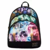 LOUNGEFLY Harry Potter Trilogy Triple Pocket Mini Backpack LOUNGEFLY MOVIE