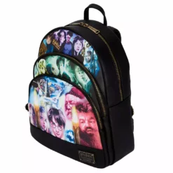 LOUNGEFLY Harry Potter Trilogy Triple Pocket Mini Backpack LOUNGEFLY MOVIE