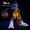 SMALL STARS 2022 SMALL-STARS NBA LEBRON JAMES LAKERS 12" FIGURE GOLD JERSEY W/ WILSON BALL LIMITED TO 500