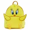 LOUNGEFLY WARNER BROS Tweety 80th Anniversary Plush Cosplay Mini Backpack