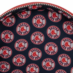 LOUNGEFLY MLB BOSTON RED SOX LOGO MINI BACKPACK