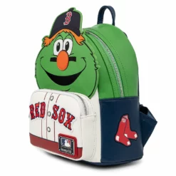 LOUNGEFLY MLB BOSTON RED SOX WALLY THE GREEN MONSTER COSPLAY MINI BACKPACK