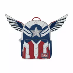 LOUNGEFLY MARVEL Falcon Captain America Cosplay Mini Backpack
