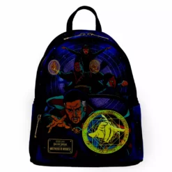 LOUNGEFLY DISNEY MARVEL Doctor Strange Multiverse Glow In The Dark Mini Backpack 12 LOUNGEFLY DISNEY MARVEL Doctor Strange Multiverse Glow In The Dark Mini Backpack