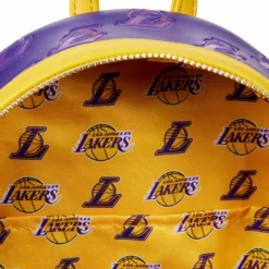 LOUNGEFLY NBA Los Angeles Lakers Logo Mini Backpack