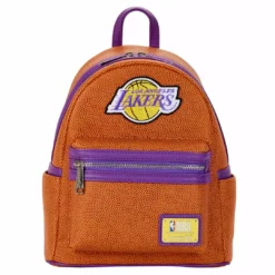 LOUNGEFLY SPORTS LOUNGEFLY NBA Los Angeles Lakers Basketball Logo Mini Backpack