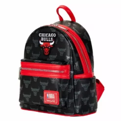 LOUNGEFLY NBA Chicago Bulls Logo Mini Backpack LOUNGEFLY SPORTS