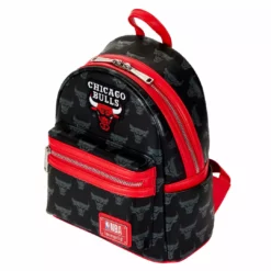 LOUNGEFLY NBA Chicago Bulls Logo Mini Backpack LOUNGEFLY SPORTS
