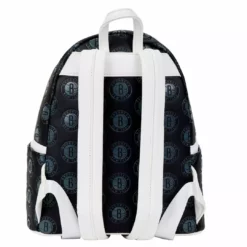 LOUNGEFLY NBA Brooklyn Nets Logo Mini Backpack LOUNGEFLY SPORTS