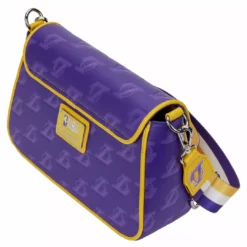 LOUNGEFLY NBA Los Angeles Lakers Logo Crossbody Bag