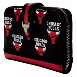 LOUNGEFLY SPORTS LOUNGEFLY NBA Chicago Bulls Logo Zip Around Wallet 7 LOUNGEFLY SPORTS LOUNGEFLY NBA Chicago Bulls Logo Zip Around Wallet