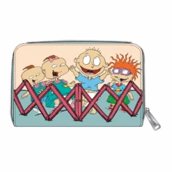 LOUNGEFLY OTHER LOUNGEFLY NICKELODEON RUGRATS 30TH ANNIVERSARY ZIP AROUND WALLET