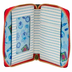 LOUNGEFLY Nickelodeon Blue's Clues Handy Dandy Notebook Zip Around Wallet