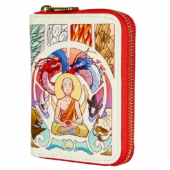 LOUNGEFLY DISNEY Avatar Aang Glow In The Dark Zip Around Wallet