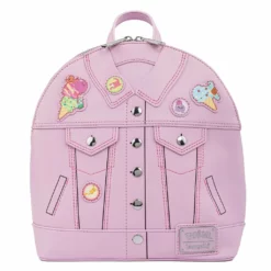 LOUNGEFLY POKEMON ICE CREAM DENIM JACKET CONVERITBLE MINI BACKPACK