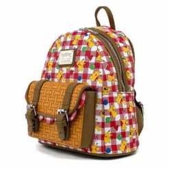 LOUNGEFLY POKEMON PIKACHU PICNIC BASKET MINI BACKPACK