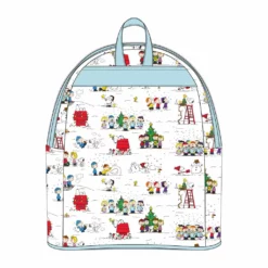 LOUNGEFLY CARTOON & ANIME LOUNGEFLY PEANUTS HAPPY HOLIDAYS MINI BACKPACK