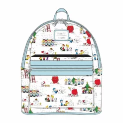 LOUNGEFLY CARTOON & ANIME LOUNGEFLY PEANUTS HAPPY HOLIDAYS MINI BACKPACK