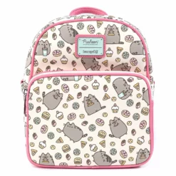 LOUNGEFLY PUSHEEN SNACKS AOP MINI BACKPACK