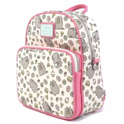 LOUNGEFLY PUSHEEN SNACKS AOP MINI BACKPACK