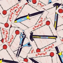 LOUNGEFLY CHILD'S PLAY CHUCKY COSPLAY MINI BACKPACK IN STOCK