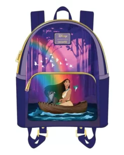 LOUNGEFLY DISNEY POCAHONTAS JUST AROUND THE RIVER BEND MINI BACKPACK