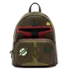LOUNGEFLY STAR WARS BOBA FETT NO GOOD TO ME DEAD COSPLAY MINI BACKPACK