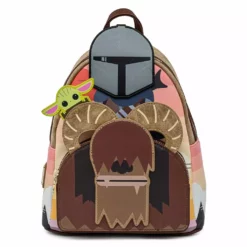LOUNGEFLY STAR WARS THE MANDALORIAN BANTHA COSPLAY MINI BACKPACK