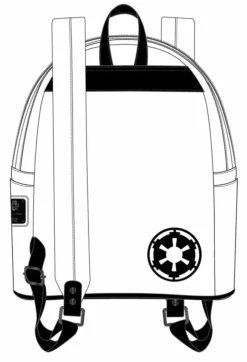 LOUNGEFLY DISNEY Stormtrooper Lenticular Cosplay Mini Backpack LOUNGEFLY PRE ORDER