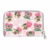 LOUNGEFLY DISNEY The Mandalorian Grogu Valentines Zip Around Wallet