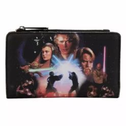 LOUNGEFLY PRE ORDER LOUNGEFLY DISNEY Star Wars Prequel Trilogy Flap Wallet